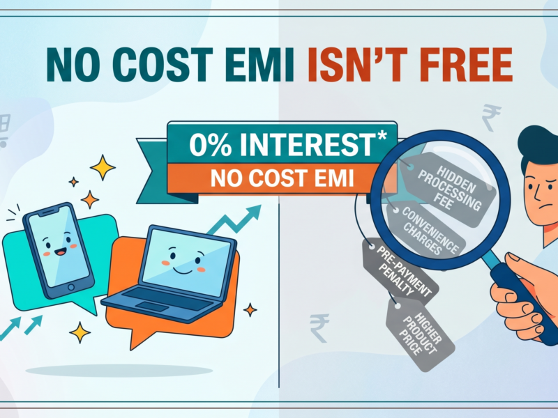No-cost EMI isn’t free.